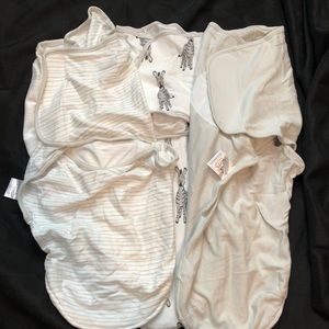 Aden small Swaddles in Zebra Adventure (Set of 3)